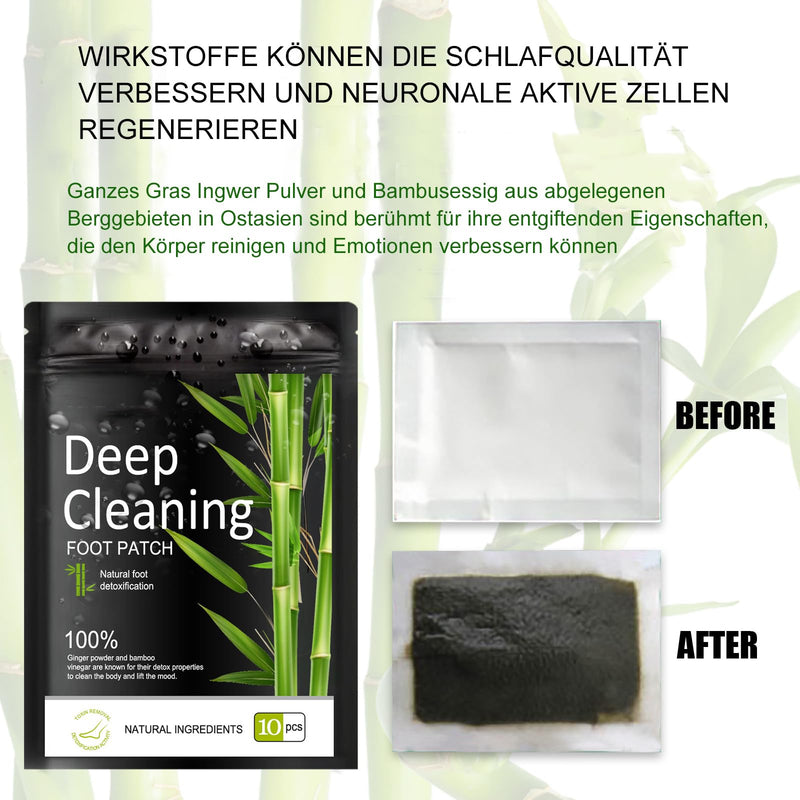 [Australia] - Detoxification plaster feet, detox foot plaster detoxification, foot pads, deep cleansing foot pads, foot plaster for detoxification, detox plaster original (30 pieces), 2-piece set 