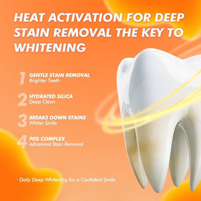 [Australia] - Hydroxyapatite Toothpaste & Lysozyme Whitening Toothpaste Duo - for Teeth Strengthening, Enamel Repair, Whitening, Fresh Breath & Daily Oral Care 75HY+39C 
