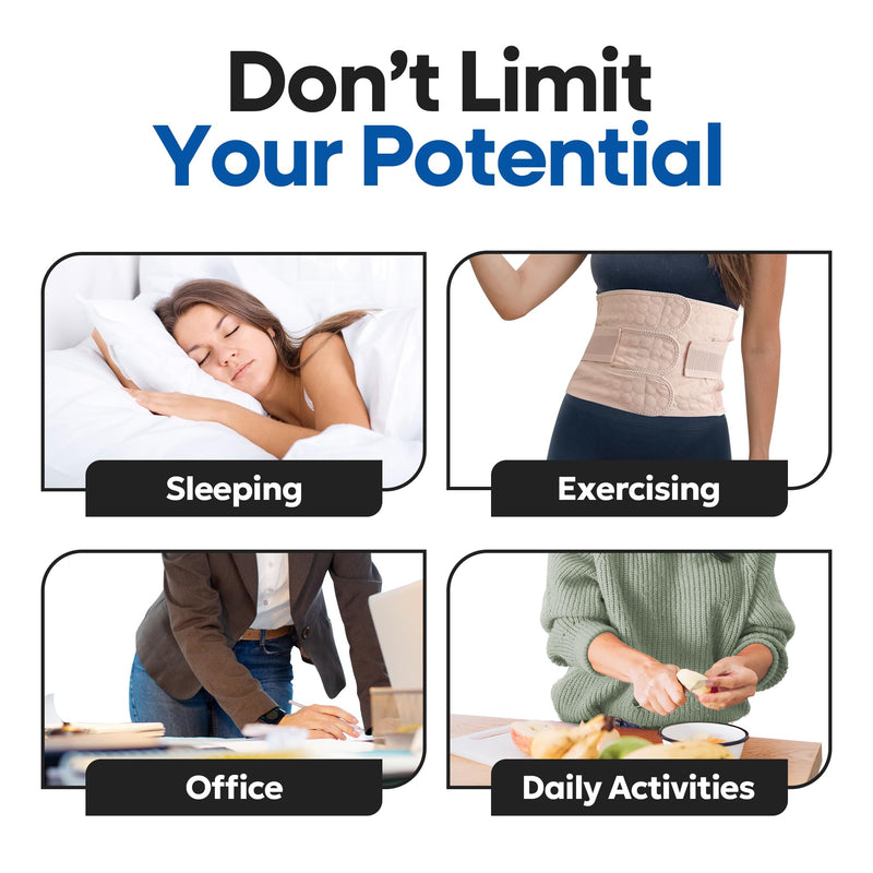 Postpartum Belly Band & Belly Wrap | C Section Belly Binder & Abdominal Binder | Post Surgery & Pregnancy Tummy Tuck or Hysterectomy Recovery Support Girdle | C Section Postpartum Essentials (XL) XL