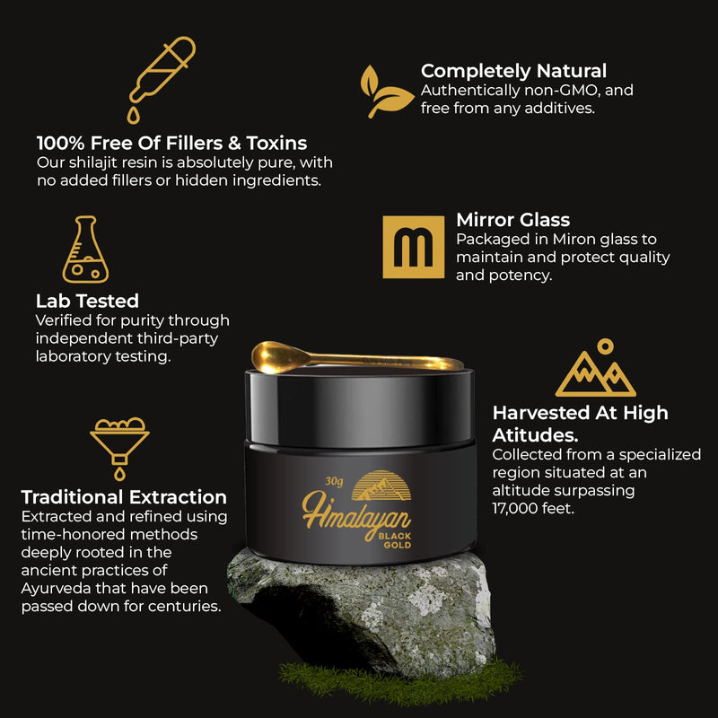 [Australia] - Cure wid Pure Himalayan Shilajit Resin 94.5% Fulvic Acid USA Lab Tested 500mg Potency 60 Serving of Shilajit Pure Himalayan Organic- Pure Shilajit for Men & Women for Energy,Vitality & Immune Support 1 Ounce (Pack of 1) 