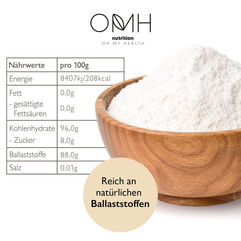 [Australia] - Inulin powder prebiotics fiber 1100g (1.1kg) cultivation in Europe chicory root vegan 