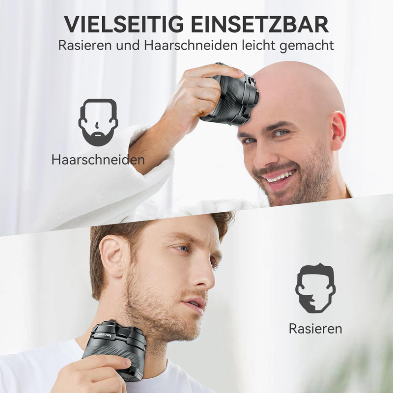 [Australia] - Bald Razor Men, Kensen Head Shaver Bald Waterproof Head Shaver Men Rechargeable Type-C Shaver Head Bald Magnetic Head Shaver Men Easy to Clean Battery Life 160 Mins A 