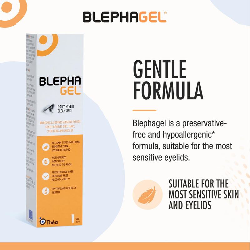 Thea Blephagel Preservative Free Gel, 30 g