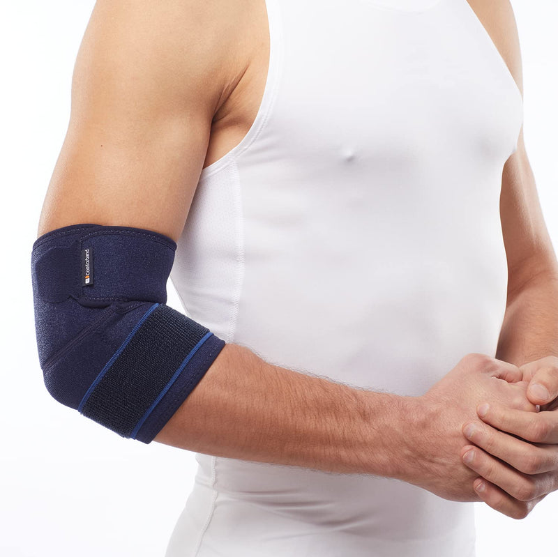 [Australia] - Adjustable Elbow Support for Epicondylitis, Tennis Elbow, Golfer’s Elbow, Bursitis, Elbow Sprains, Strains, Tendonitis, Arthritis, Sports Injury Recovery - Elbow Pain Relief - One Size fits Most 