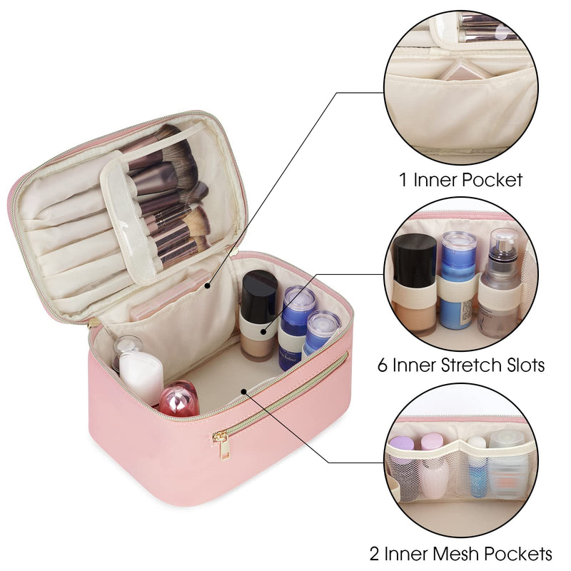 Wandering Nature puffer tote bag fit and makeup bag