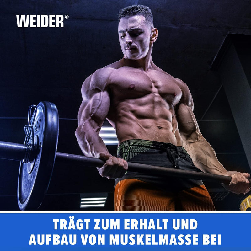 Weider Premium Whey Protein Powder, Vanilla Caramel,, 33g of Protein Per Serving, Low Carb, Whey Protein Isolate, Rich in BCAA's, 500g
