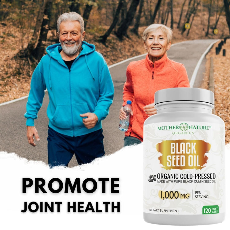 [Australia] - Black Seed Oil Capsules - 120 count (ORGANIC, non-GMO Liquid) Premium Cold Pressed Black Cumin Seed Oil - 500mg each, 1000mg Per Serving w/Omega 3,6, 9 