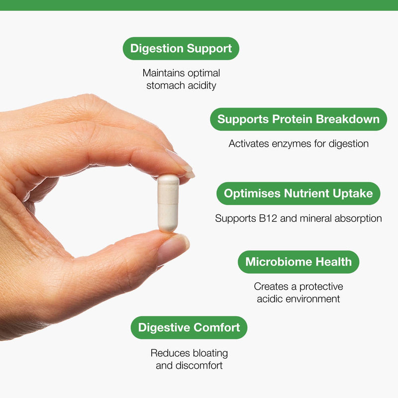 Metagenics MetaDigest HCI Complex - HCI + Broad Spectrum Digestive Enzymes - Supports Digestion - 90 Capsules