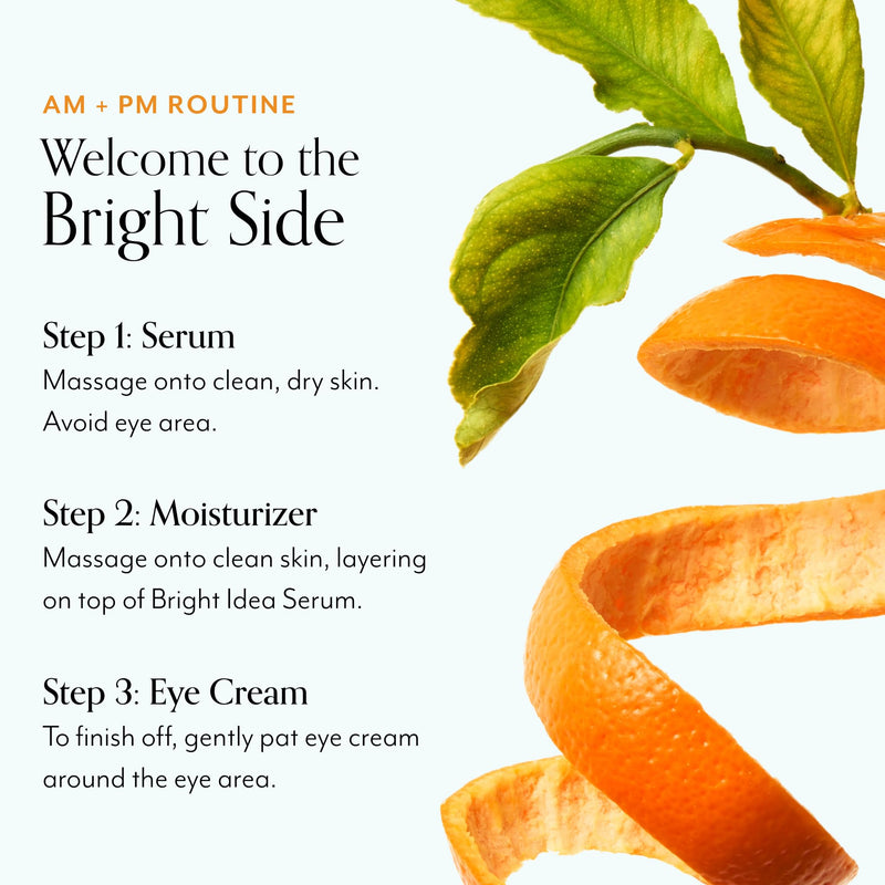 Bliss Glow Getter Vitamin C Brightening Skincare Kit - 3 Pc - Clean & Vegan Bright Idea Total Glow Kit