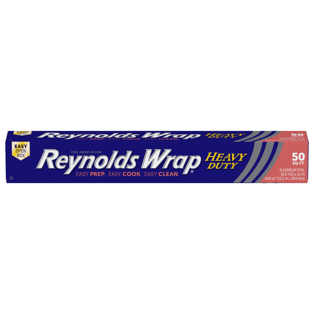 Reynolds Wrap Heavy Duty Aluminum Foil, 50 Square Feet (Packaging May Vary) 50 Sq Ft (Pack of 1)