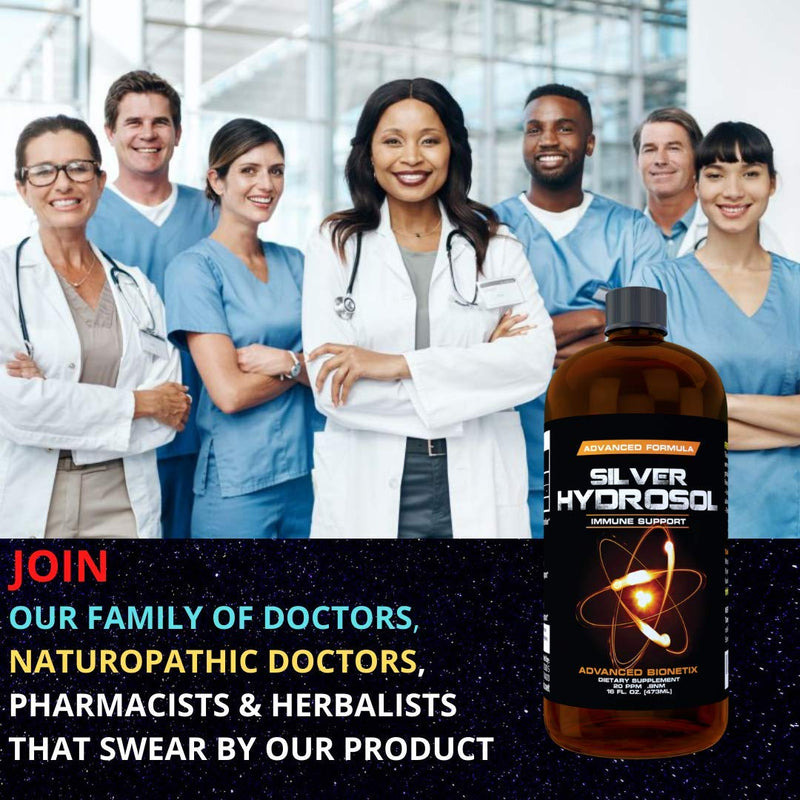 [Australia] - Pharmacist Recommended 16 oz Advanced Bionetix Colloidal Silver Hydrosol, All Natural & Promotes A Healthy Immune System. Colloidal Silver That Actually Works! 