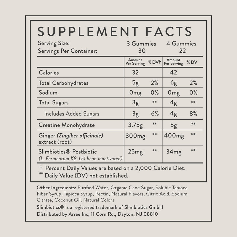 [Australia] - Arrae Tone Gummies ‚Äì Creatine Monohydrate 5g for Women ‚Äì Support Lean Muscle, Strength & Recovery ‚Äì Hormone-Friendly Muscle Toning Supplement ‚Äì Mixed Berry Flavor ‚Äì 90 Count 