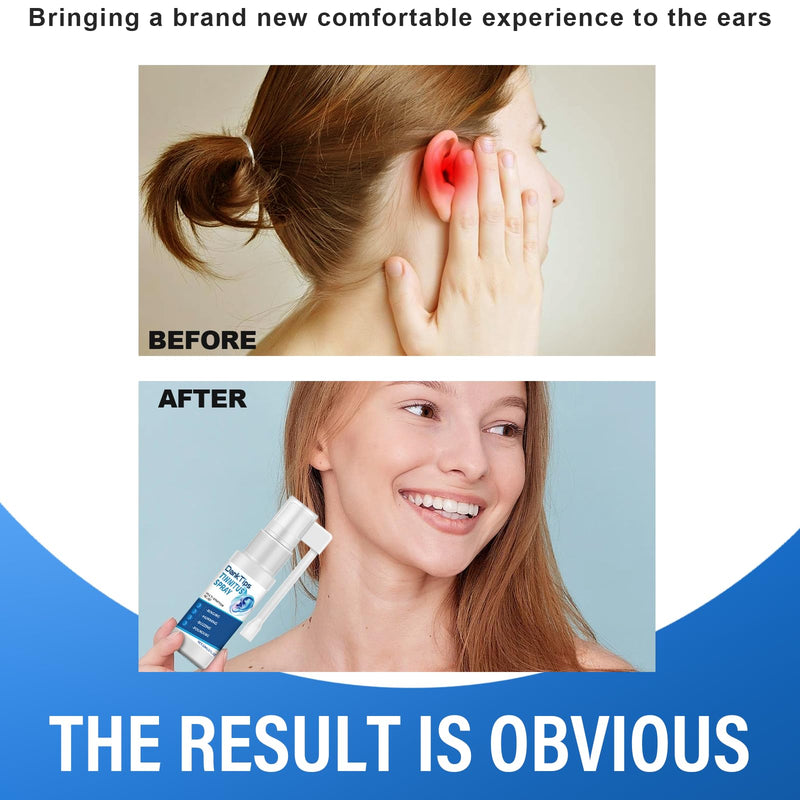 [Australia] - Tinnitus Relief for Ringing Ears, Tinnitus Relief Spray, Ringing Treatment for Ear Noise & Interference, Improves Hearing 1 Fl Oz (Pack of 1) 