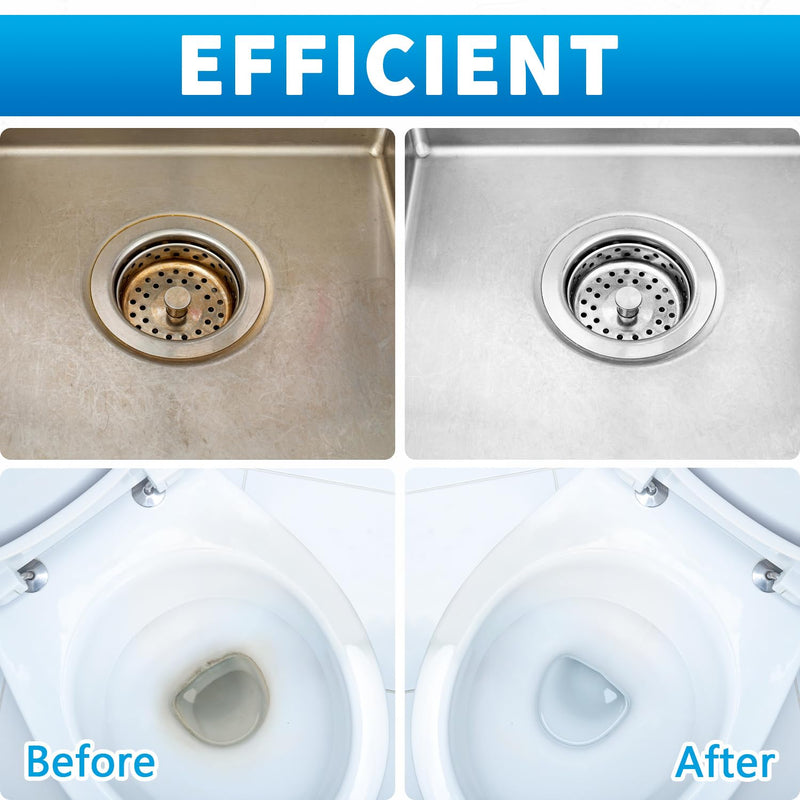[Australia] - 4TH Pumice Stone for Toilet Bowl Cleaning,Scouring Stick with Handle,Cleans Away Limescale Stain,Hard Water Rings, Calcium Buildup,Iron and Rust. Remover for Tile/Bath/Kitchen/Household - 2 Piece 