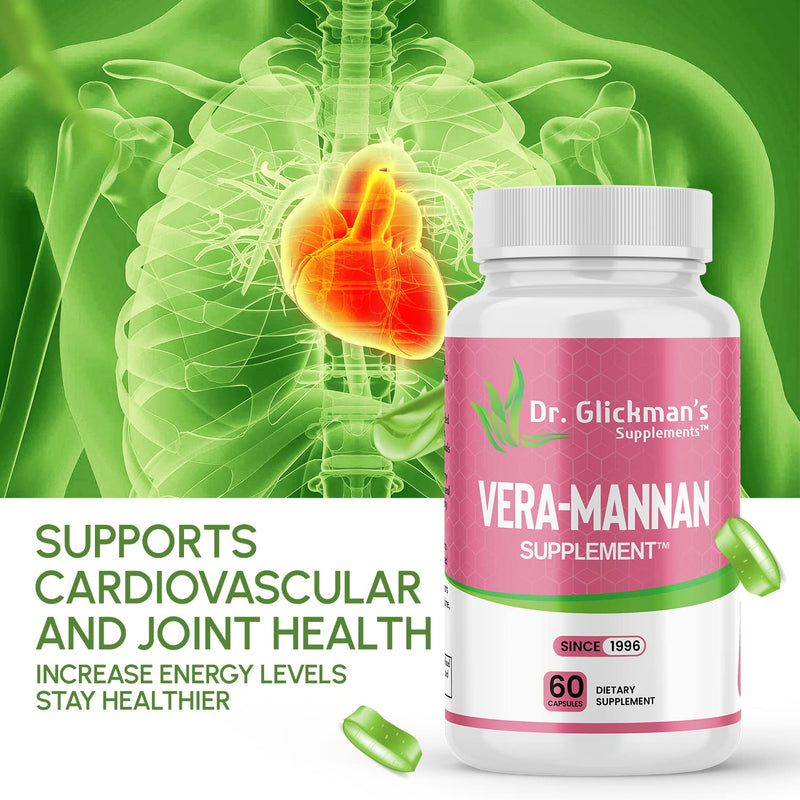 [Australia] - Vera-mannan Aloe Vera Supplement, 1 Bottle, 60 Capsules 