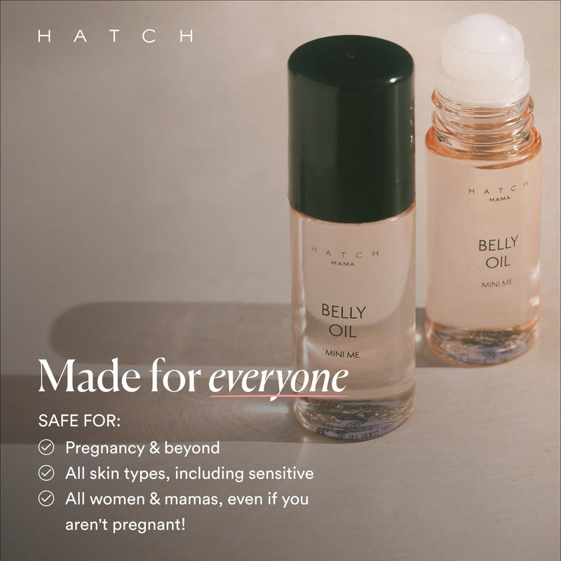 [Australia] - HATCH Belly Oil, Pregnancy & Postpartum Skincare for Stretch Marks, Quick-Drying for Full Body & Soothes Irritation, Plus Vegan, Clean & Plant-Based, 1 Fl Oz 1 Fl Oz (Pack of 1) 