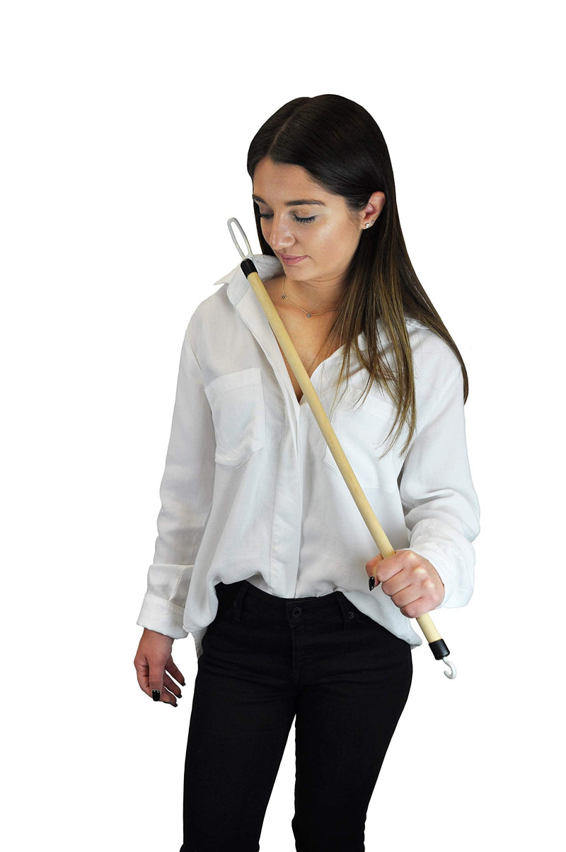 [Australia] - Blue Jay An Elite Healthcare Brand | Your Dressing Buddy Stick | Dressing Aid | Designed with Quality Materials | With Hook & Clip Fastener | Protects from Wear and Tear 