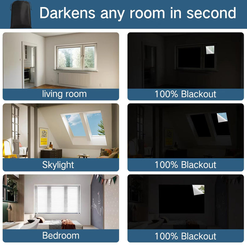 [Australia] - Blackout Curtains for Bedroom, (157" x 57") Window Blinds, Blackout Shades, Blackout Window Cover for Room, Travel, Dormitory 157" x 57" 