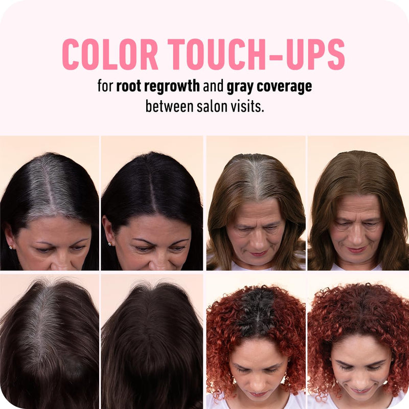 Boldify Hairline Powder, Root Touch Up Hair Color Black 4g | Instantly Fills Thinning Hair & Sparse Hairlines - Root Cover Up for Gray Hair - Water-Resistant, Sweat-Proof 24-Hour Wear