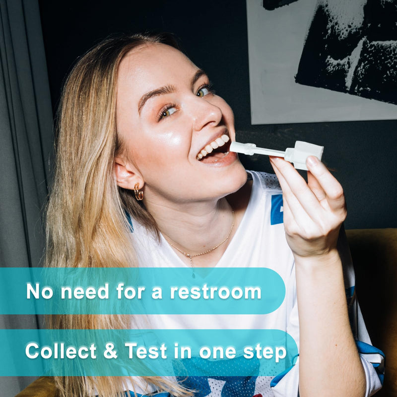 4 Pack Oral Fluid Drug Test COT，Cotinine Test for Men & Women, Single Panel Oral Nicotine/COT Test at Home, Highly Sensitive and Accurate, Cut-Off Level at 30 ng/mL 4 Count