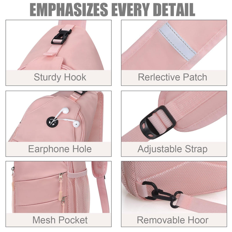 Pritent Crossbody Bags for Women & Travel Duffle Bag for Women(Pink)