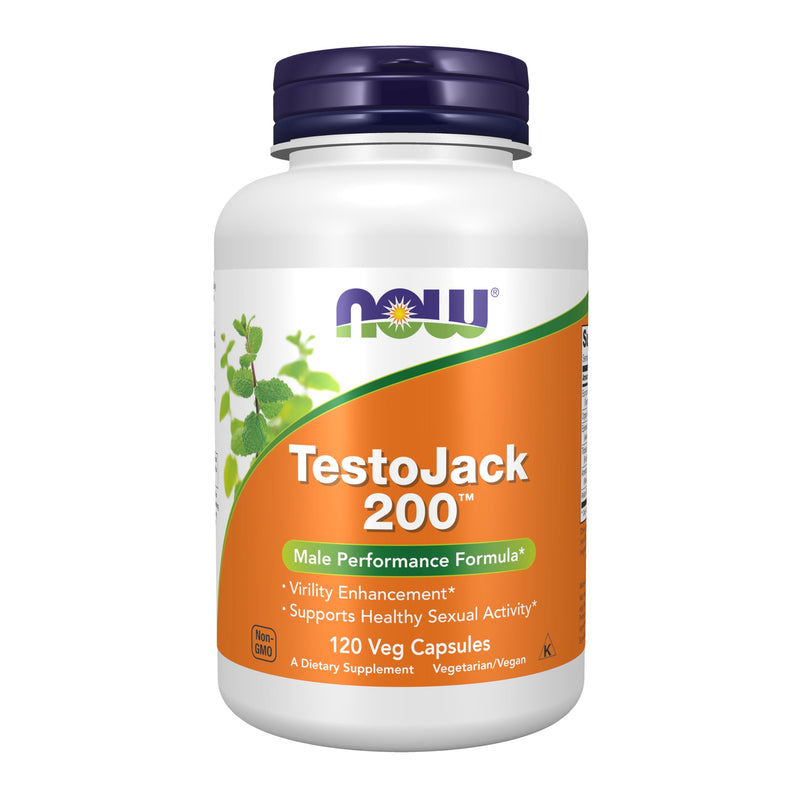 [Australia] - NOW Foods Supplements, TestoJack‚Ñ¢ 200 with Tongkat Ali, Tribulus, Maca and Horny Goat Weed, 120 Veg Capsules 120 Count (Pack of 1) 