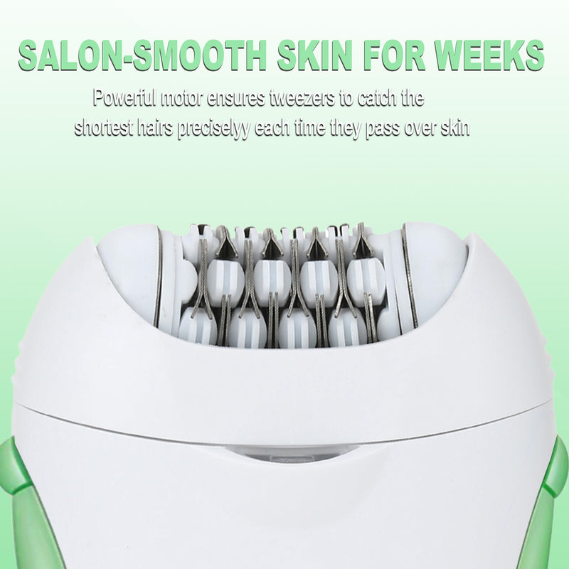[Australia] - Epilators Hair Removal for Women, Glabrouse Skin Facial Hair Removal, Facial Hair Epilator with Eyebrow Trimmer for Women Face Sensitive Skin for Bikini, Face, Arm, Legs, Armpits, Green 