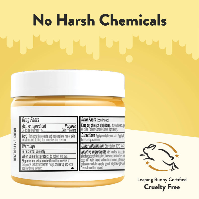 [Australia] - ECZEMA HONEY Nut-Free Original Skin-Soothing Cream - Honey Lotion For Dry & Sensitive Skin - Natural Eczema Cream for Adults & Kids - Itchy Relief Cream for Eczema, Psoriasis, Dermatitis & More (4 Oz) 