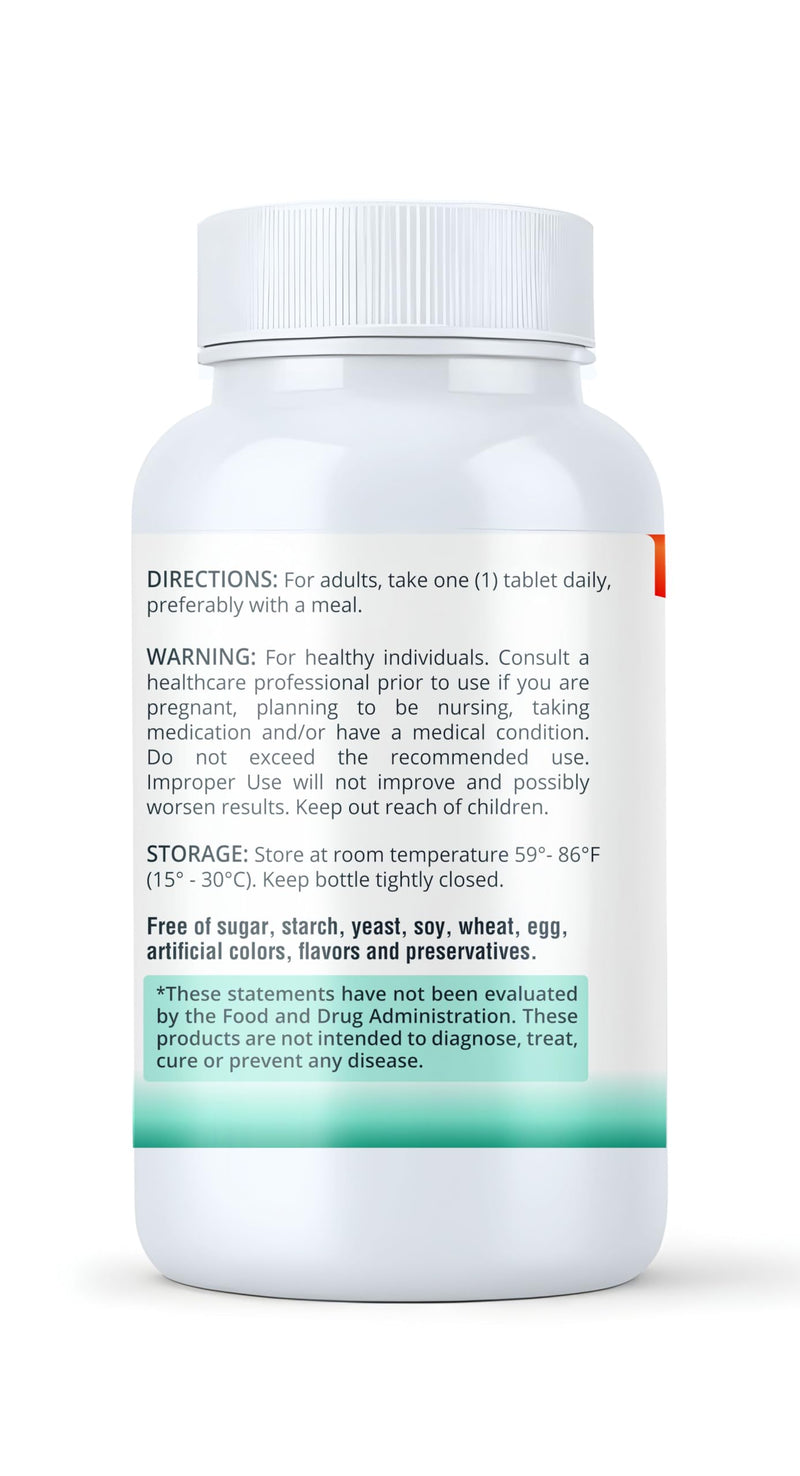 Magnesium Glycinate Supplement 500mg |120 Vegetarian Tablets, Added Vitamin B6 for Enhanced Absorption | Made in USA, 3rd Party Tested, Non-GMO & Gluten Free.
