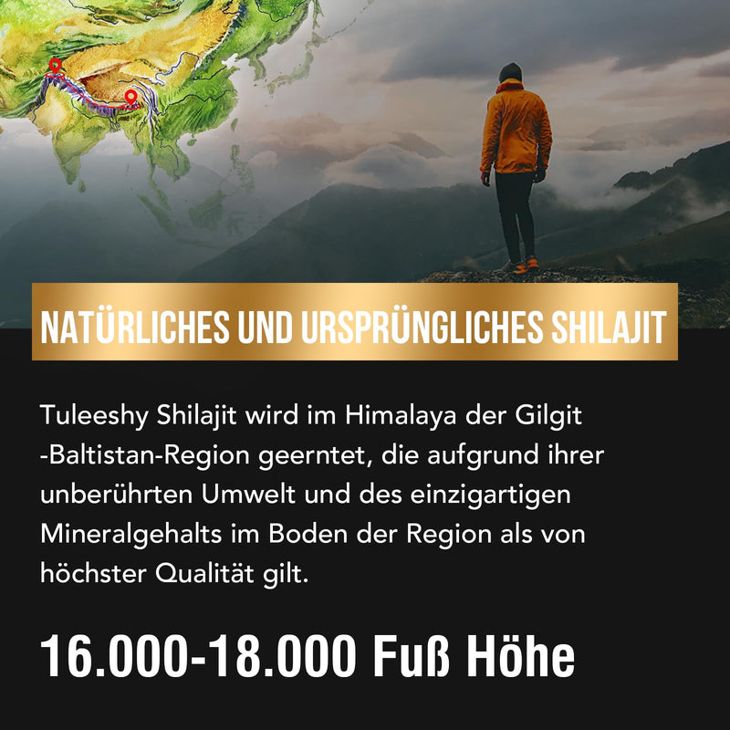 [Australia] - Shilajit Original Himalaya Shilajit Resin with Fulvic Acid & Trace Minerals - 100% Pure Golden Quality, No Additives (Pack of 1) 