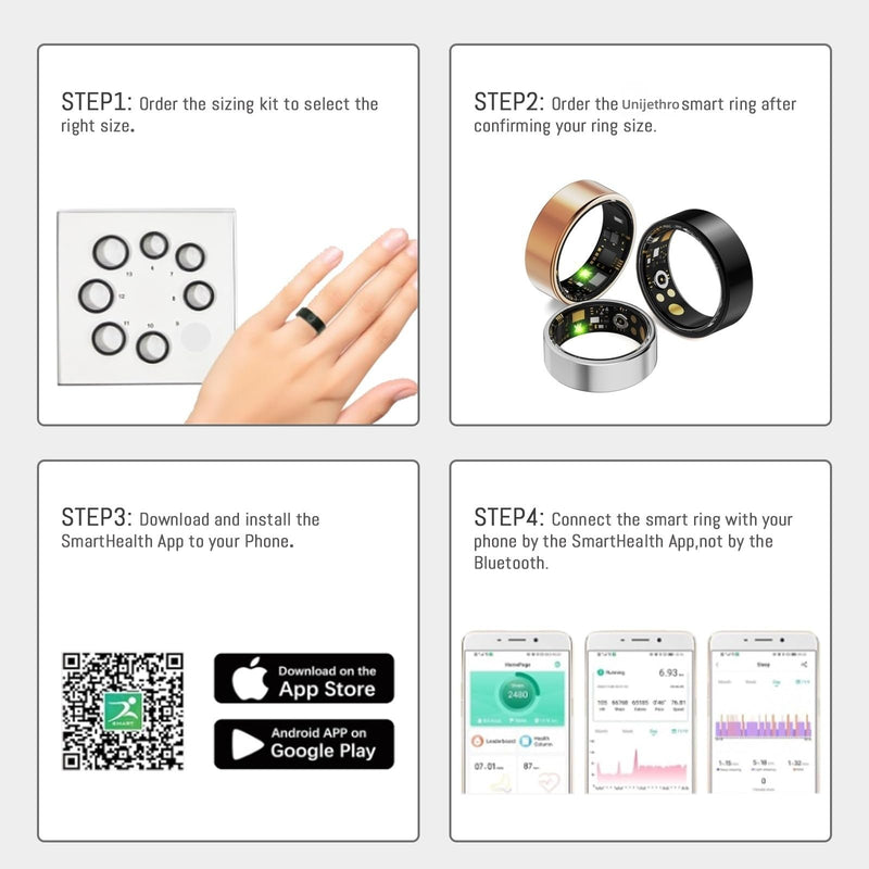 [Australia] - Smart Ring For Women Men, Health Tracker with Heart Rate/Blood Oxygen/Blood Pressure/Sleep Monitoring/Step Counting, IP68 Waterproof Fitness ring, No App Fees for iPhone & Android (Lavender Pink, 9#) Lavender Pink 9# 