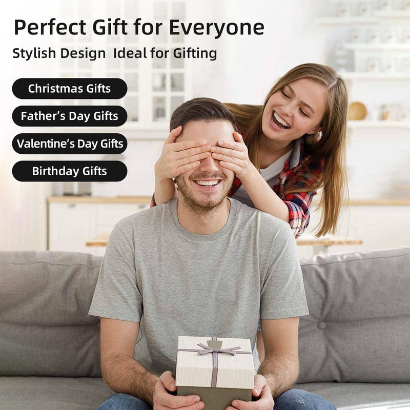 Mini Electric Shaver,Electric Razor for Men,Portable Alloy Razor, USB-C Rechargeable, Dual Blade, Wet & Dry Shaving, IPX7 Waterproof, Detachable & Easy Clean, White