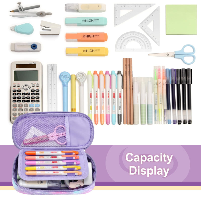 Bagseri Dance Bag for Girls - Ballet Bag for Girls Large Capacity Pencil Pen Case-Cute Pencil Case for Girls Kids Bundle