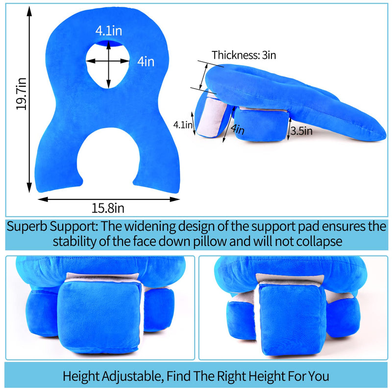 [Australia] - Face Down Pillow After Eye Surgery, Breathe Easy Retinal Detachment Pillow, Vitrectomy Macular Hole Recovery Equipment for Post Eye Surgery Recovery 