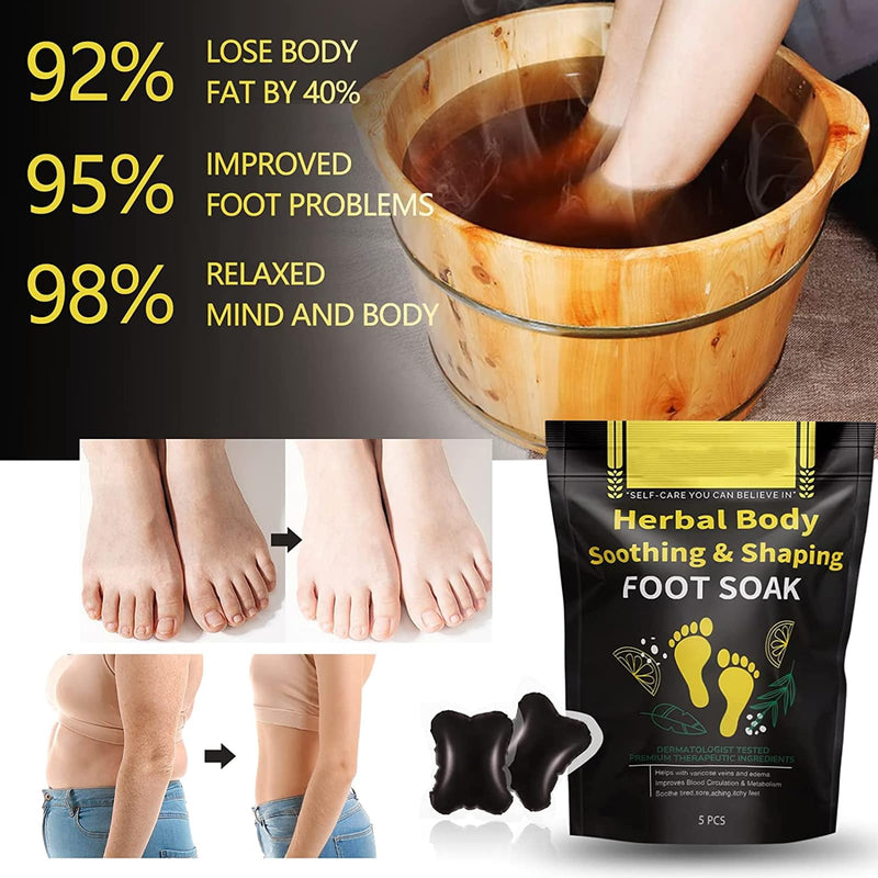 [Australia] - 50Pcs Herbal Detox Cleansing Foot Soak Beads, Herbal Detox and Shaping Foot soak Beads Body Detox Foot Soak Natural Herbal Foot Massage Beads, Relaxing and Soothing Experience for Men and Women 50pcs 