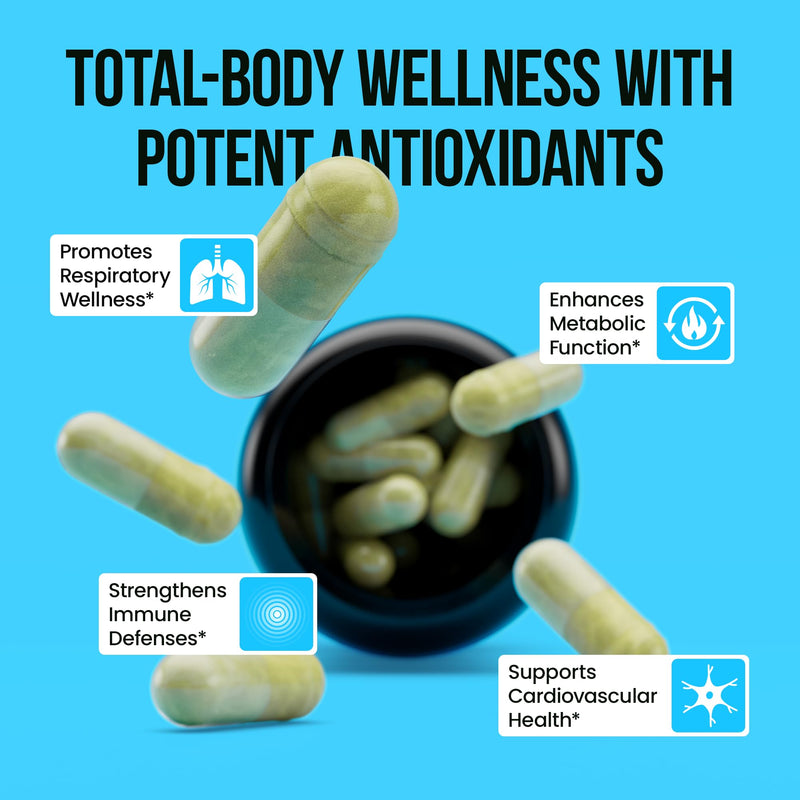 Organic Quercetin with Bromelain + Lions Mane Mushroom Capsules