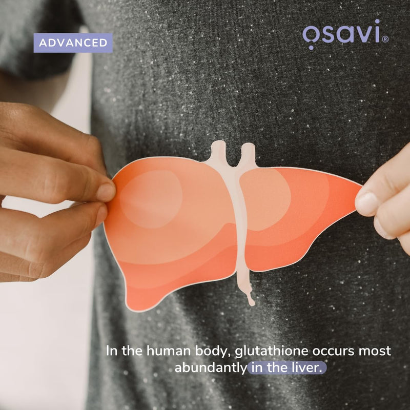 Osavi Liposomal Glutathione 500 mg – 60 Vegan Capsules | Liposovit®-Glutathione | Reduced L-Glutathione (GSH) | High Absorption & Gentle on Stomach | Advanced Dry Liposomal Technology | Clean Label