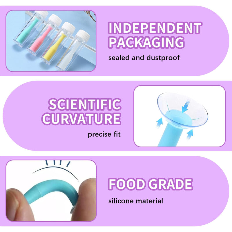 [Australia] - GUTERTOP Pack of 9 contact lens removers, soft lenses, colorful contact lens insertion aid, contact lens insertion aid for soft hard lenses 