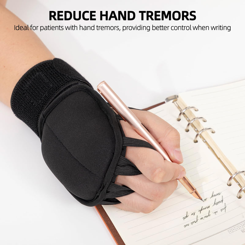 [Australia] - Hand Weights for Fine Motor Skills, Weighted Gloves for Tremors, Aid for Hand Tremors and Parkinsons Patients, Writing Weights & Hand Strengthening Tool (Right) Right 