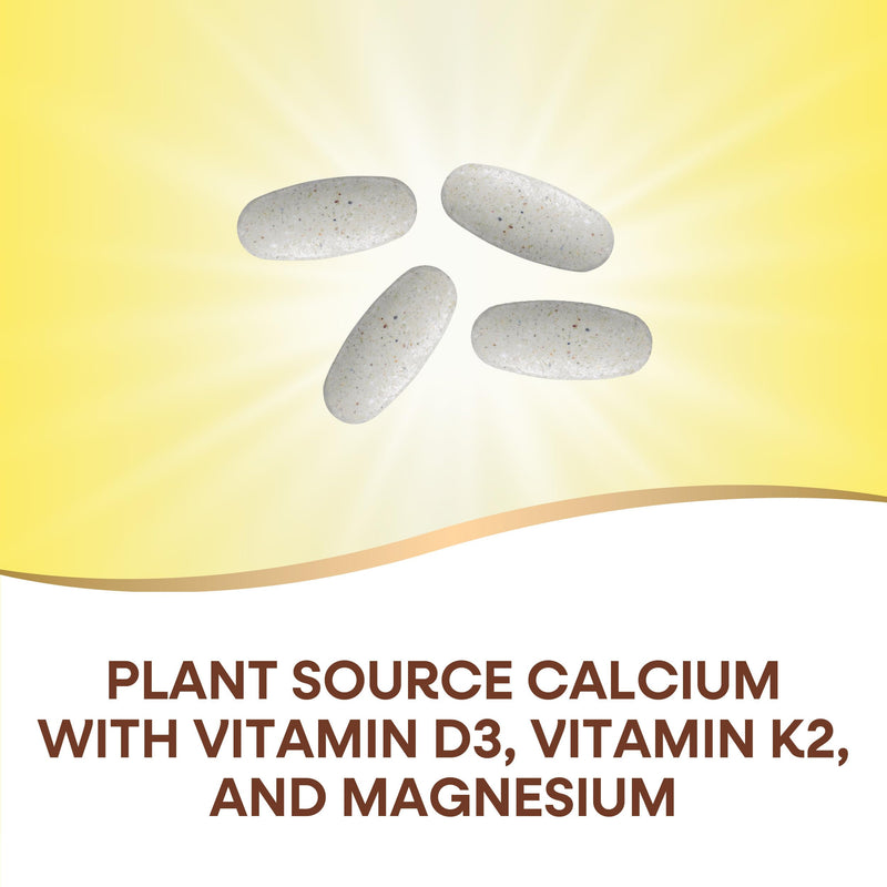 [Australia] - Nature's Way Alive! Calcium Max Absorption, Bone Support*, Plant Source Calcium, Vitamin D3 & K2, Magnesium, 120 Tablets (Packaging May Vary) Unflavored 120 Count (Pack of 1) 