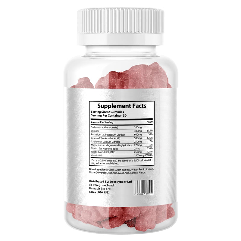 Hydromax Electrolytes Gummies - 60-Count Keto Electrolyte 2000mg and B12 Vitamin 1500mcg - Soft Chewable Gummies for Energy Support, Non GMO, Hydration Boost, Muscle Recovery