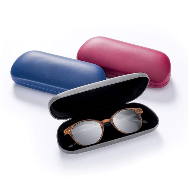 [Australia] - FEFI hard case glasses case soft touch color, satin matt wine red 