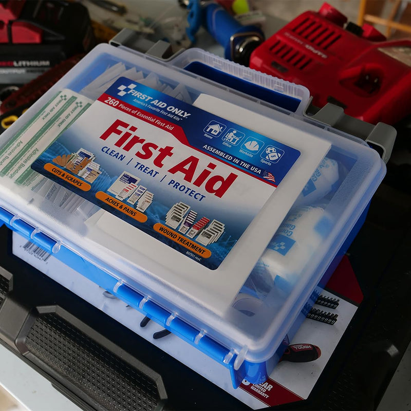 [Australia] - First Aid Only 91248 OSHA-Compliant All-Purpose 50-Person Emergency First Aid Kit for Home, Work, and Travel, 260 Pieces 