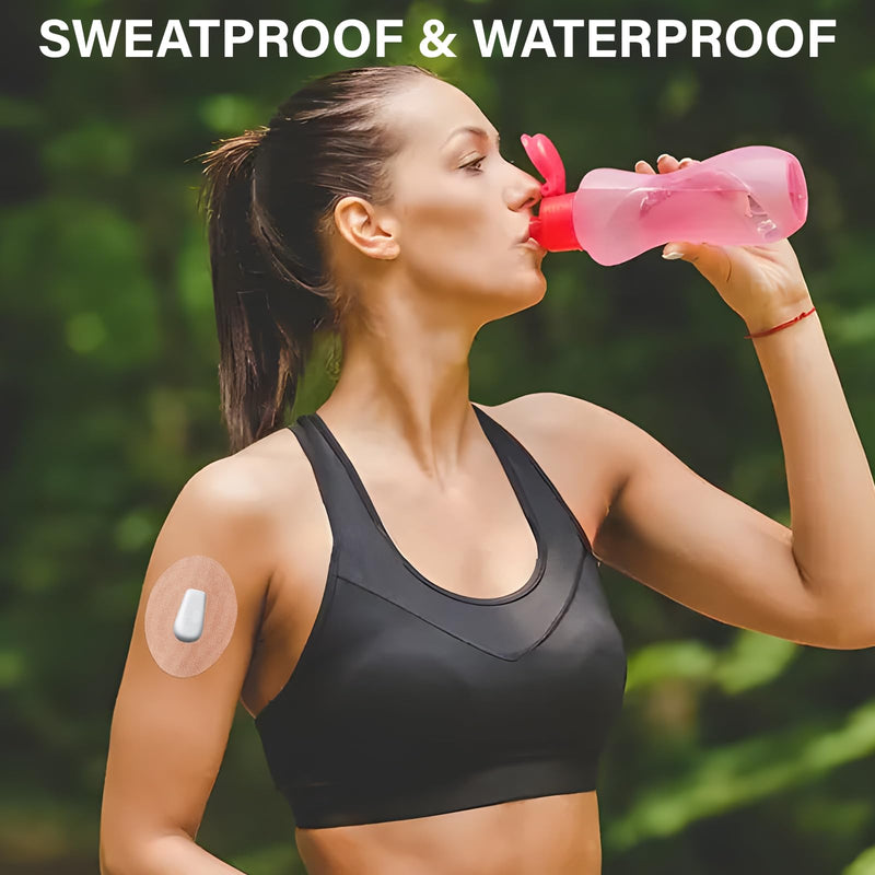 [Australia] - 50 PCS Adhesive Patches for G6, Tape Compatible with Dexcom G6 Sensors, Waterproof Adhesive Tape with Split Backing Continuous Glucose Monitor Protection 