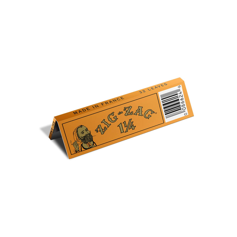 [Australia] - ZIG-ZAG Rolling Papers French Orange 1 1/4 (6 Booklets) 6 Pack 