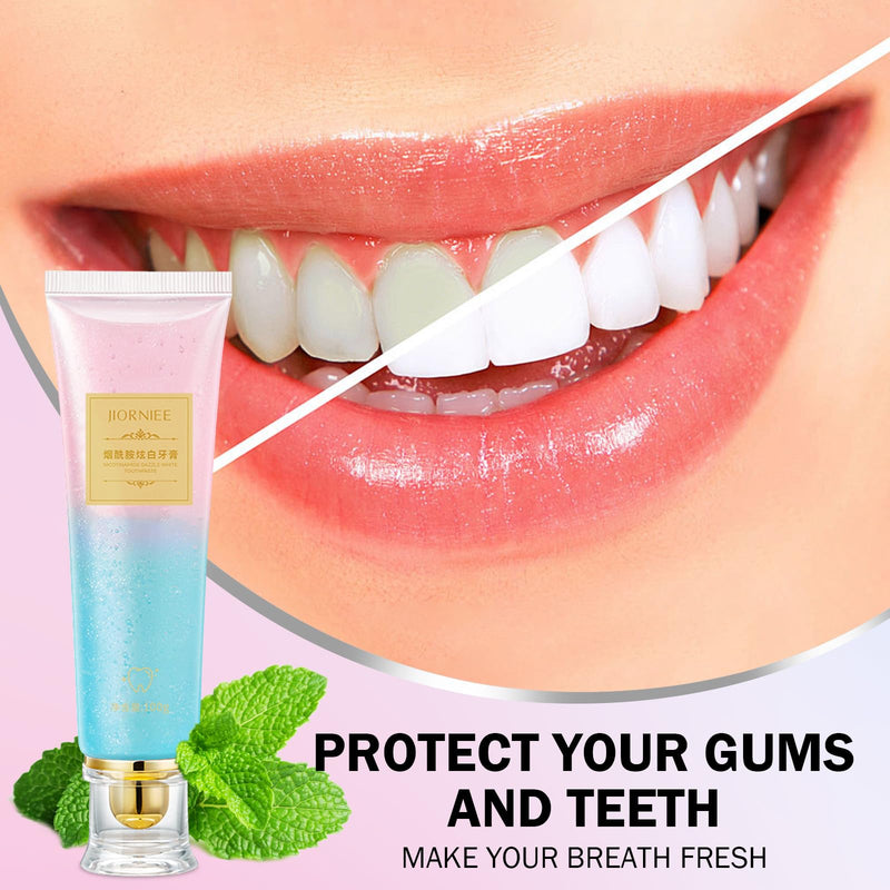 [Australia] - Niacinamide Whitening Toothpaste, Niacinamide Intensive Toothpaste, Dazzling Whitening Toothpastes, Fresh Breath, Remove Tooth Stains, Protects Enamel, Deep Gentle Cleaning(2PCS) 