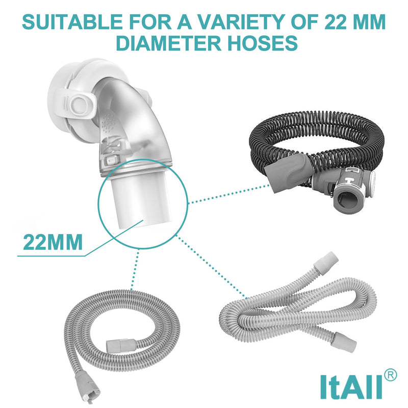 [Australia] - Replacement Swivel Elbow Connector for Airfit F20 F30, One pack, ItAll Supplies 1 Pack 