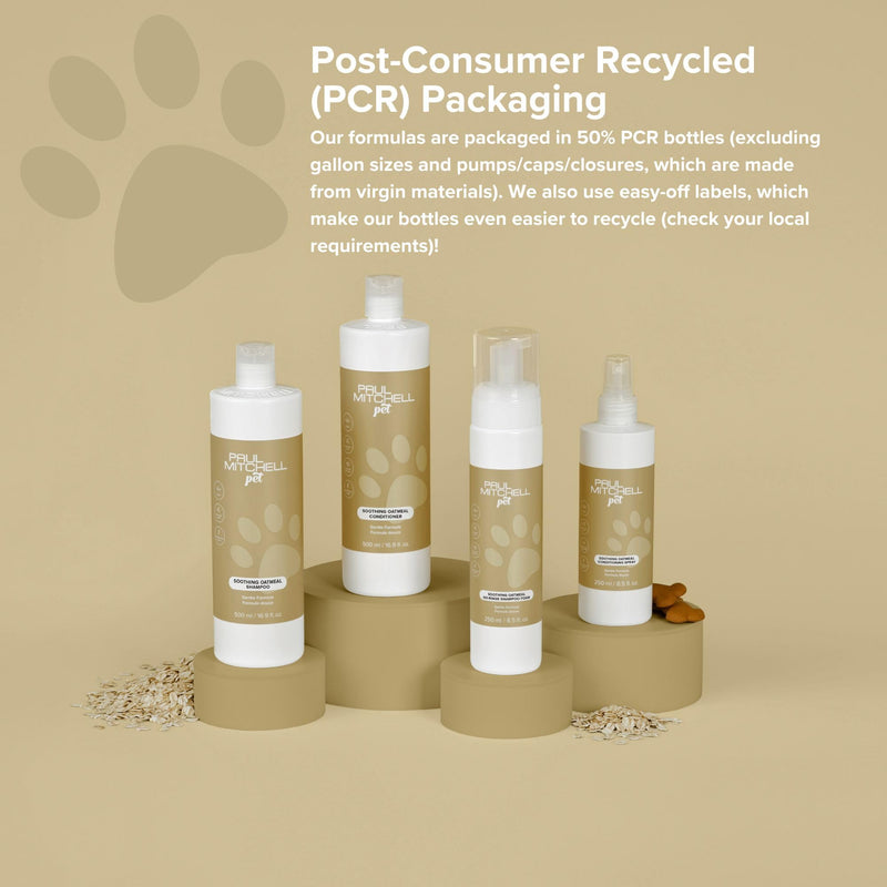 Paul Mitchell Pet Soothing Oatmeal Waterless No-Rinse Shampoo Foam, Gentle Formula, 8.5 fl.oz - PawsPlanet Australia