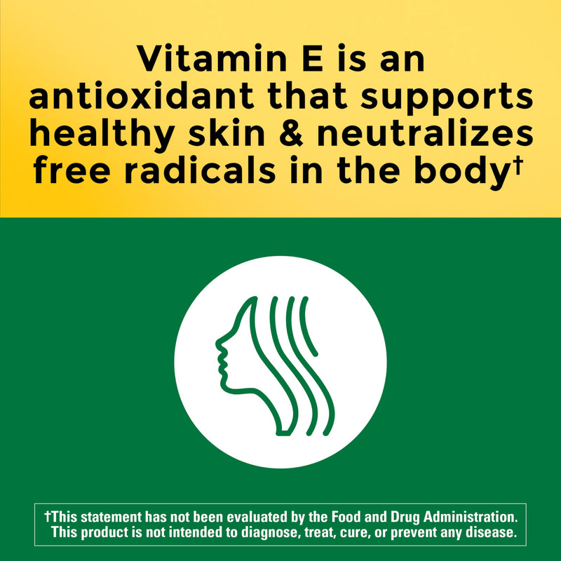 Nature Made Vitamin E 180 mg (400 IU) dl-Alpha, 180 Softgels 180 Count (Pack of 1)