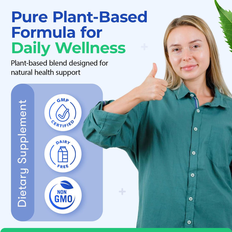Zyzven Naturals Blood Sugar Support, 60 Vegan Capsules, Herbal Food Supplement with Organic Ingredients, Made in UK